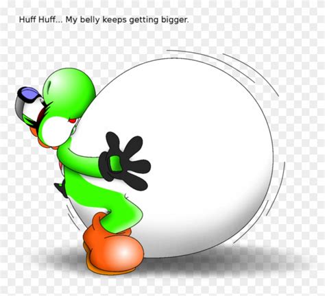 fat yoshi belly inflation clipart   yoshi inflation