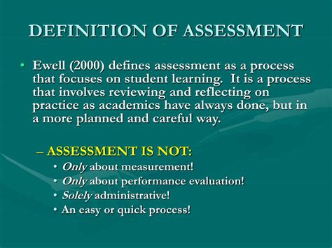 assessment  academic advising powerpoint