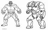 Hulkbuster Coloring Pages Iron Man Color Getcolorings sketch template
