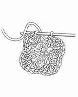 Crocheting Clipground sketch template