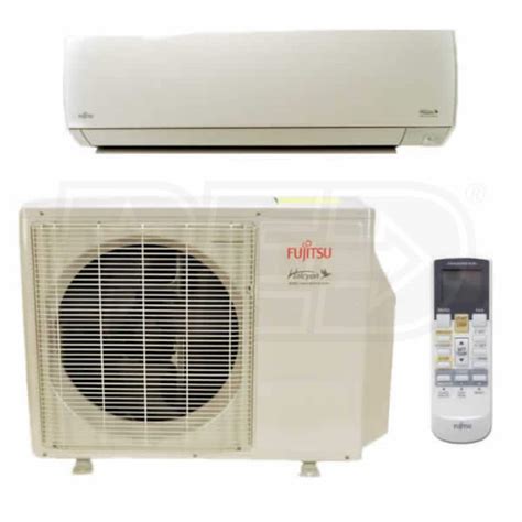 fujitsu rlsh  btu cooling heating rlsh wall mounted air conditioning system  seer