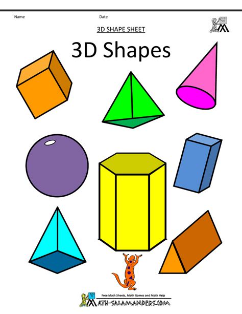 shapes worksheets