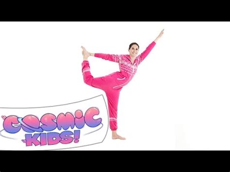 dancer pose cosmic kids yoga posture   week youtube