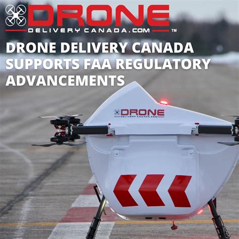 drone delivery canada supports faa regulations  support  widespread uas operations