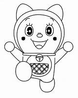Doraemon Dorami Mewarnai Pages Sorella Anak Colorare Doraimon Minore Coloradisegni Doremon Kolorowanki Sketsa Hitam Adiknya Cookie sketch template