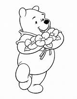Pooh Winnie Coloring Pages Printable Animation Movies Drawing Drawings sketch template