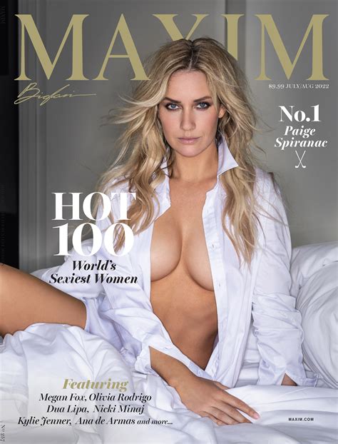 Paige Spiranac Named Sexiest Woman Alive On Maxim Hot 100
