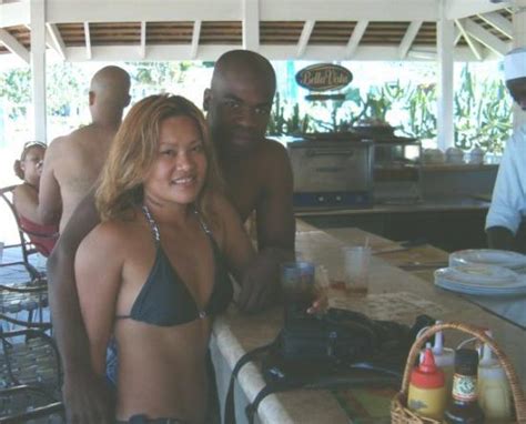 this pic was taken in jamaica the blasian couple picture of
