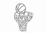Basketball Coloring Cartoon Template sketch template
