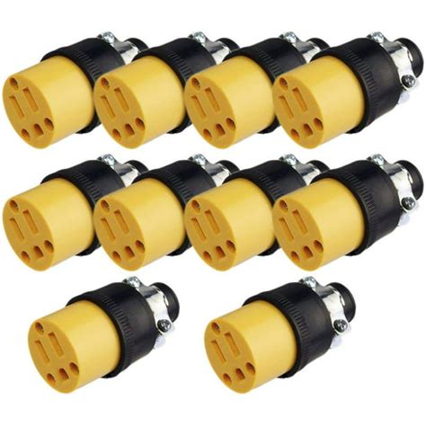 black duck brand female extension cord replacement electrical plug ends  pack walmartcom