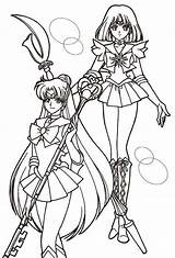 Sailor Coloring4free Crystal Usagi Saturn Scouts Sailormoon Chibiusa Getcolorings Getdrawings Jupiter Colorluna sketch template