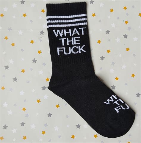 Uk Seller Prank T Fuck Off Socks Happy Funny Socks Etsy