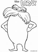 Lorax Coloring Pages Printable Kids sketch template