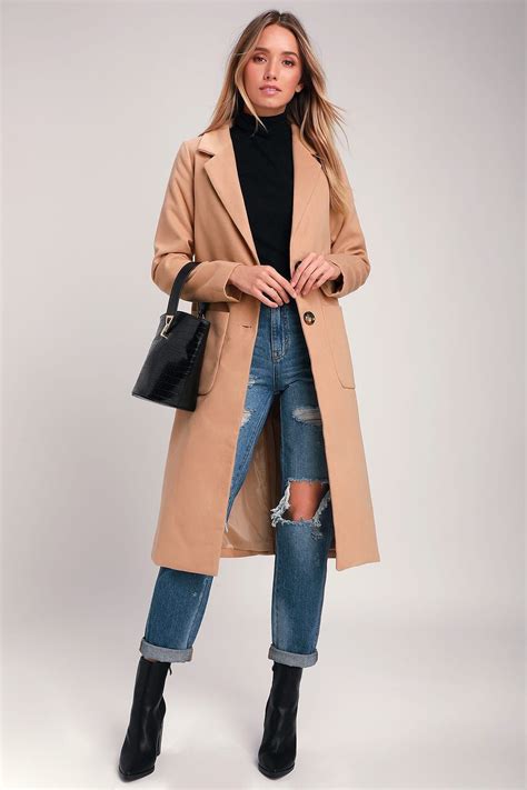 style squad tan coat coat outfit casual long coat outfit tan coat outfit