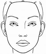 Face Blank Clipart Printable Coloring Cliparts Library sketch template