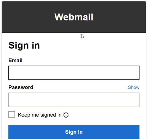 instructions    webmail email address account
