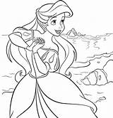 Ariel Sirenita Pintar Pages Sirena Princesses Sirenas Sereia Pequena Gratistodo Livejournal sketch template