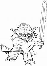 Yoda Jedi Colorare Maestro Spada Lightsaber Combattere Disegno Sua Fight Coloradisegni Wors Colorati Meglio Copiare Cookie sketch template