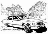 Lowrider Coloring Car Pages Drawing Cars Lowriders Impala Book Low Sketch Color Dokument Press Rider Drawings Draw Cadillac Printable Sketches sketch template