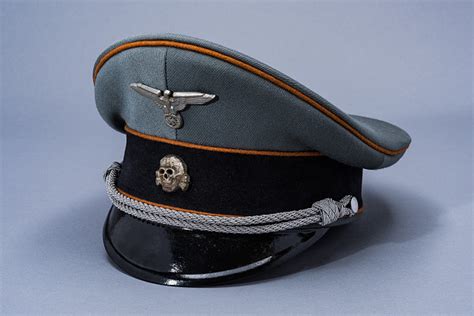 Reproduction Officer S Ss Concentration Camp Visor