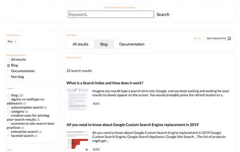 search filters addsearch