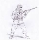 Soldier Action Wehrmacht Nazi Bolt German Galleryhip sketch template