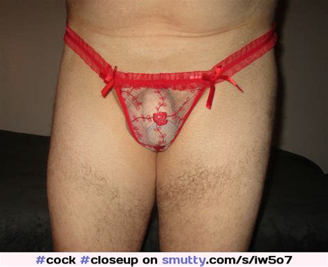 Cock Closeup Crossdressing Sissy Gay Bisexual Panties