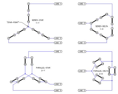 diagram  lead motor winding diagram mydiagramonline