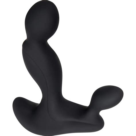 Adam S Vibrating Triple Probe Prostate Massager Black