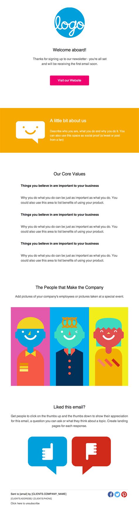 email newsletter templates roguemilo