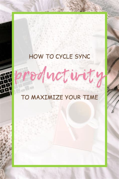 cycle sync productivity       timefaith filled fertility