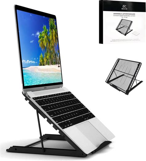 bolcom becio universele ergonomische laptop standaard   verstelbaar laptop