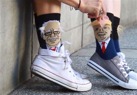 Get Your Donald Trump Bernie Sanders Hair Socks Houston