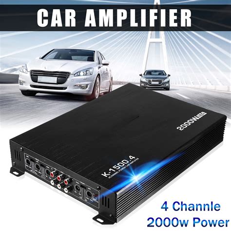 channel car amplifier speaker vehicle amplifier power stereo amp auto audio power