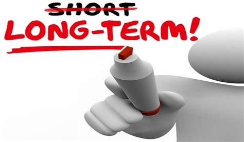 short term  long term approach