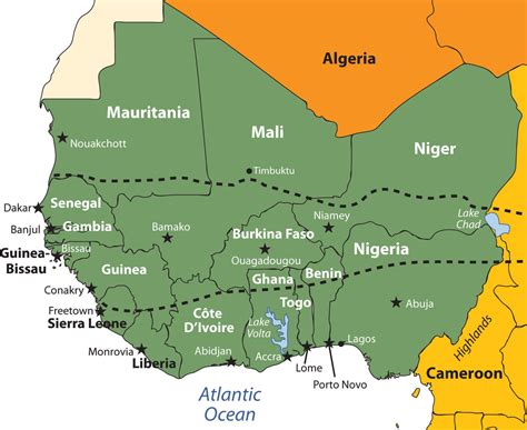 west africa world regional geography