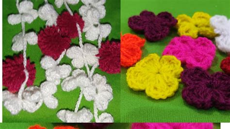 woolen flowers design easy wool flowers youtube
