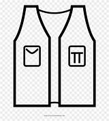 Vest Coloring Clipart Pinclipart sketch template