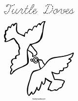 Coloring Doves Turtle Cursive Favorites Login Add sketch template