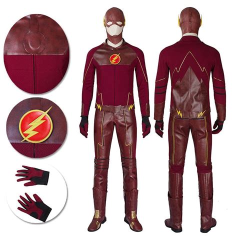 The Flash Cosplay Costumes Season 2 Barry Allen Movie