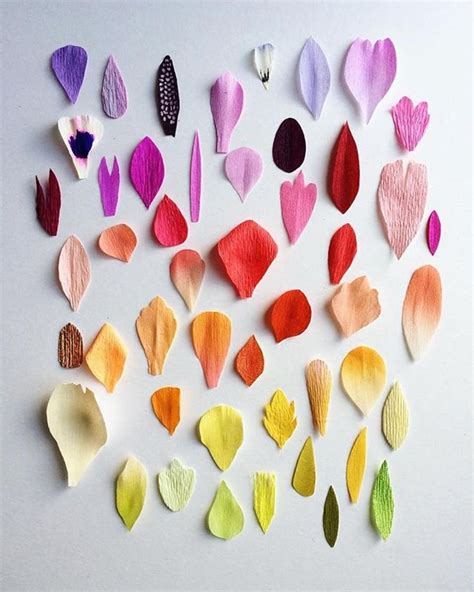 paper petals continuing  yearly paper flower tips