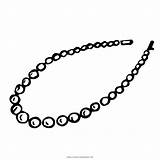 Perlenkette Ausmalbilder Colar Pngegg Vectorified Hiclipart Ring Ultracoloringpages sketch template