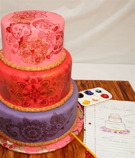top henna inspired cakes cakecentralcom
