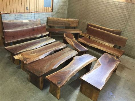 custom handmade wooden benches dumonds custom furniture