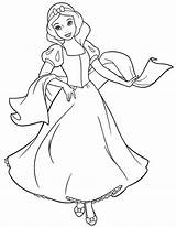 Snow Coloring Beautiful Pages Color Disney Colorluna Princess Escolha Pasta sketch template