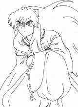 Coloring Inuyasha Pages Printable Kids Anime Kagome Nightcore Coloringme Color Print Deviantart Getcolorings Template sketch template