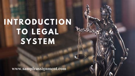 legal system elements types  importance