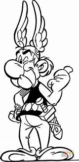 Asterix Coloring Pages Silhouettes sketch template