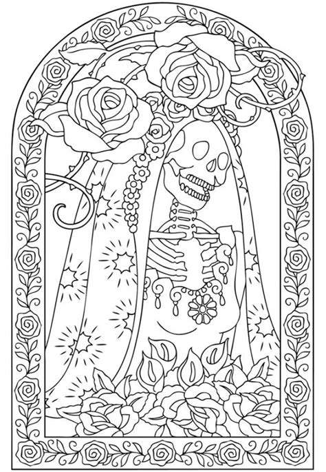 kid friendly mexican day   dead coloring page az coloring pages