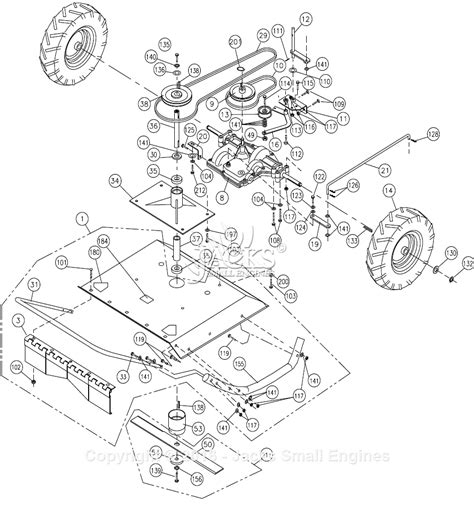 billy goat bcheb parts diagram  transaxleblade deck assembly